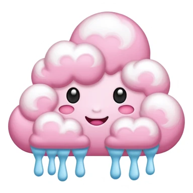 Cotton candy clouds sticker