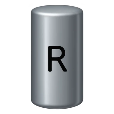 grey cyllinder with the word 'rhode' across the side sticker