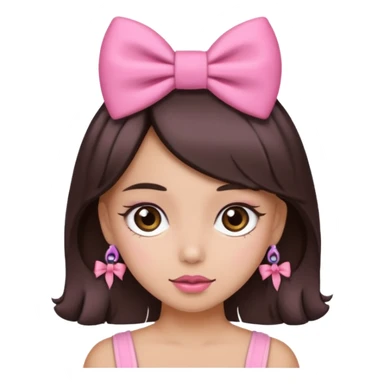 Girly girl morenita  sticker