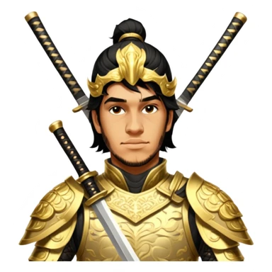 Golden Samurai sticker