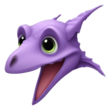 lavender vampiric pterodactyl sticker