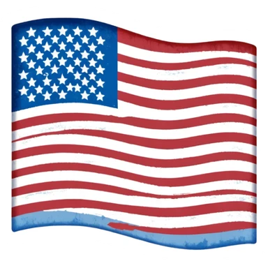 upside down American flag sticker