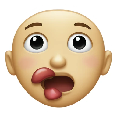 lip bite emoji sticker
