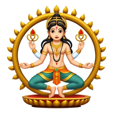 Gowri Manohara Hey Nataraja sticker