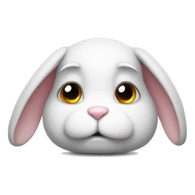 sad bunny sticker