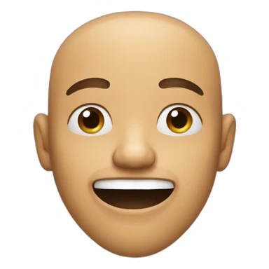 man biting his lower lip sticker