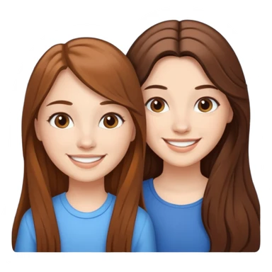 two sisters – Sonya and Taya  sticker