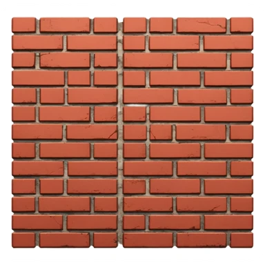 Brick wall: sticker