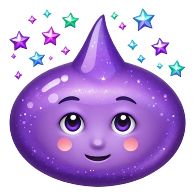 Purple Glitter administrator tools sticker