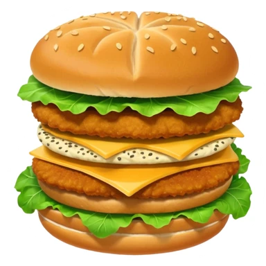 Schnitzelbroetchen mit Salatblatt, keine extra Sachen sticker