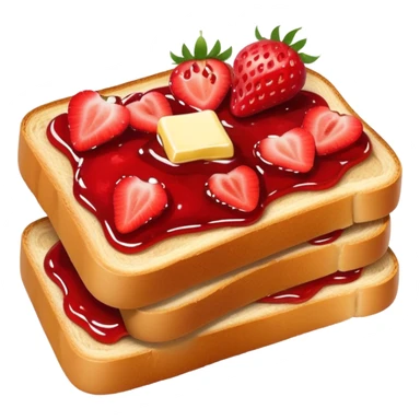 Stawberry Toast  sticker