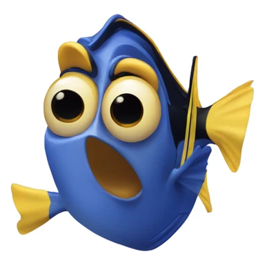 Dory with gloves sticker