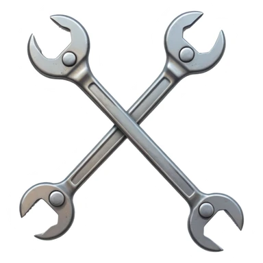 make me a retro-style wrench just one  sticker