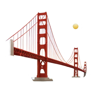 Golden Gate Bridge, San Francisco sticker