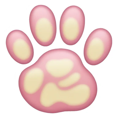 Cat paw with claws out  sticker