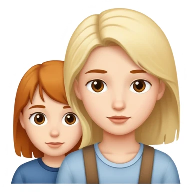 January girl and her boy type sticker