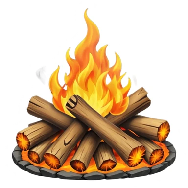 Campfire sticker
