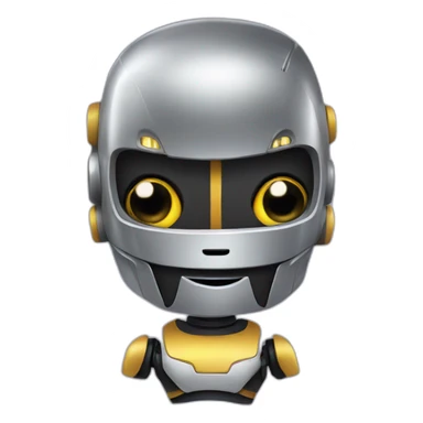 Robot popstar sticker