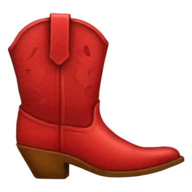 Red Cowboy boots  sticker