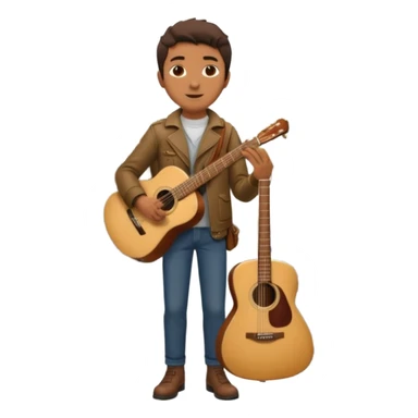 Rider with guitar case,Metro Riders, inside metro train, no transparent, with background,full image , negative transparent, positive background. sticker