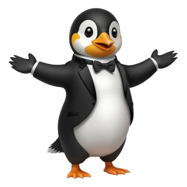 Penguin dance  sticker