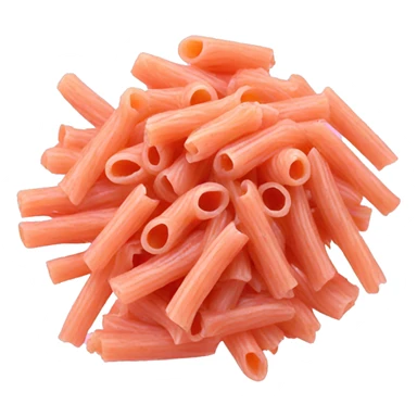 Pink pasta food sticker