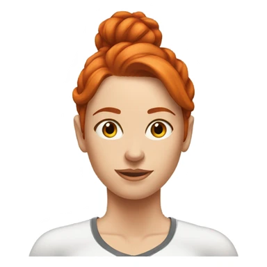 Redheaded women at gym sticker