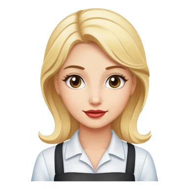 Camarera de discoteca rubia sticker