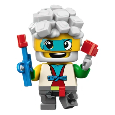 Lego figure sticker