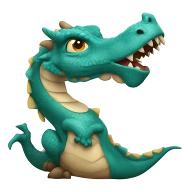 Dragón tirando besos sticker