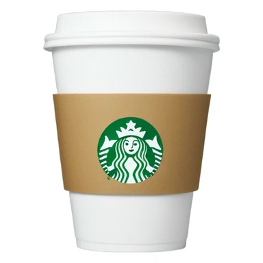 Starbucks cup I sticker