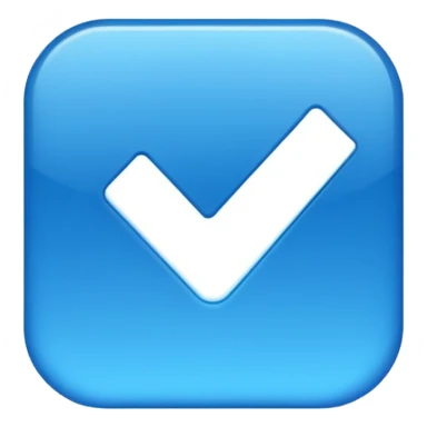 Instagram mavi tiki sticker