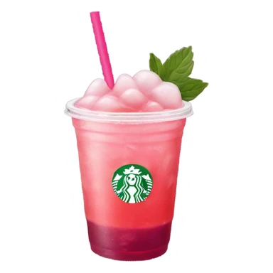 starbucks strawberry açaí lemonade refresher  sticker