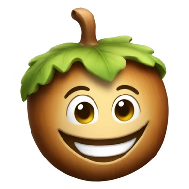 Happy acorn  sticker