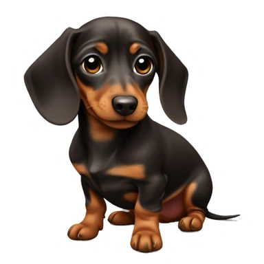 baby dachshund  sticker