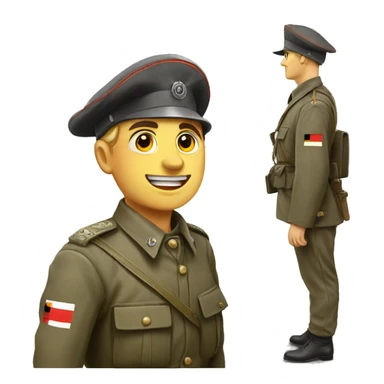 german solider 40s sticker