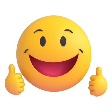 a smiley face scratching its back sticker