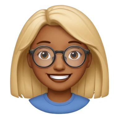 yuvarlak gözlüklü insan sticker