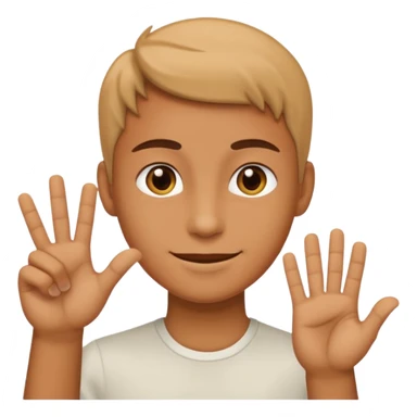 Un humain qui dit OK sticker