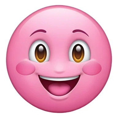 happy pink circle very excited very happy sticker