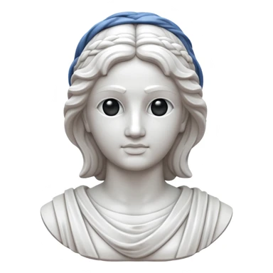 fais une statue grecque sticker
