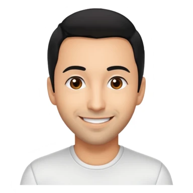 Howie Dorough brown eyes, black hair, white outfit sticker