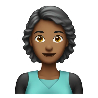 Woman with a credit card sticker