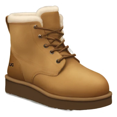 UGG platform with Boe sticker