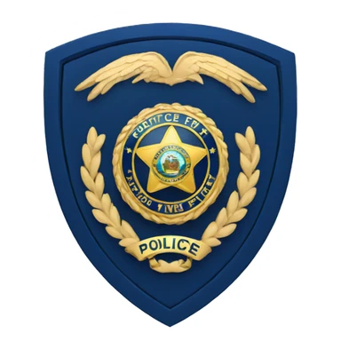 police badge sticker