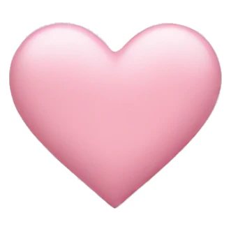 Light pink heart  sticker
