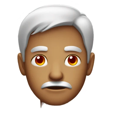 Red eyes tired emoji  sticker