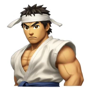 ryu street fighter  sticker