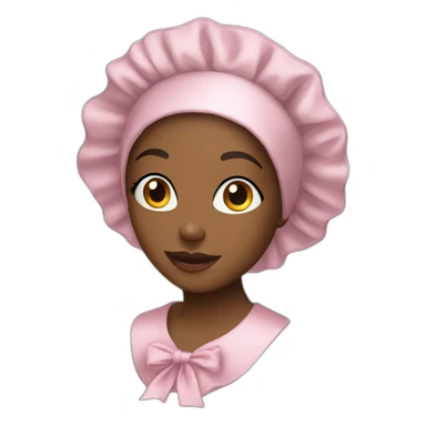 Tismey satin bonnet sticker