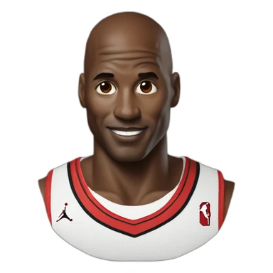 Michael Jordan logo but full color sticker